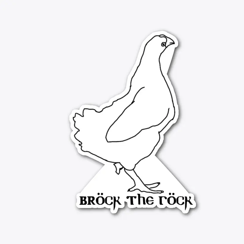 Brock the Rock Sticky